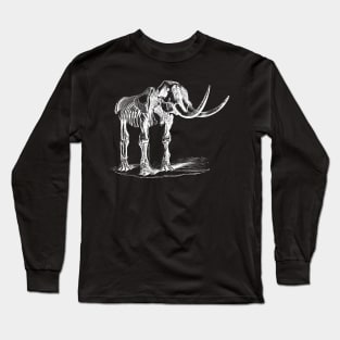 Mammoth Skeleton Long Sleeve T-Shirt